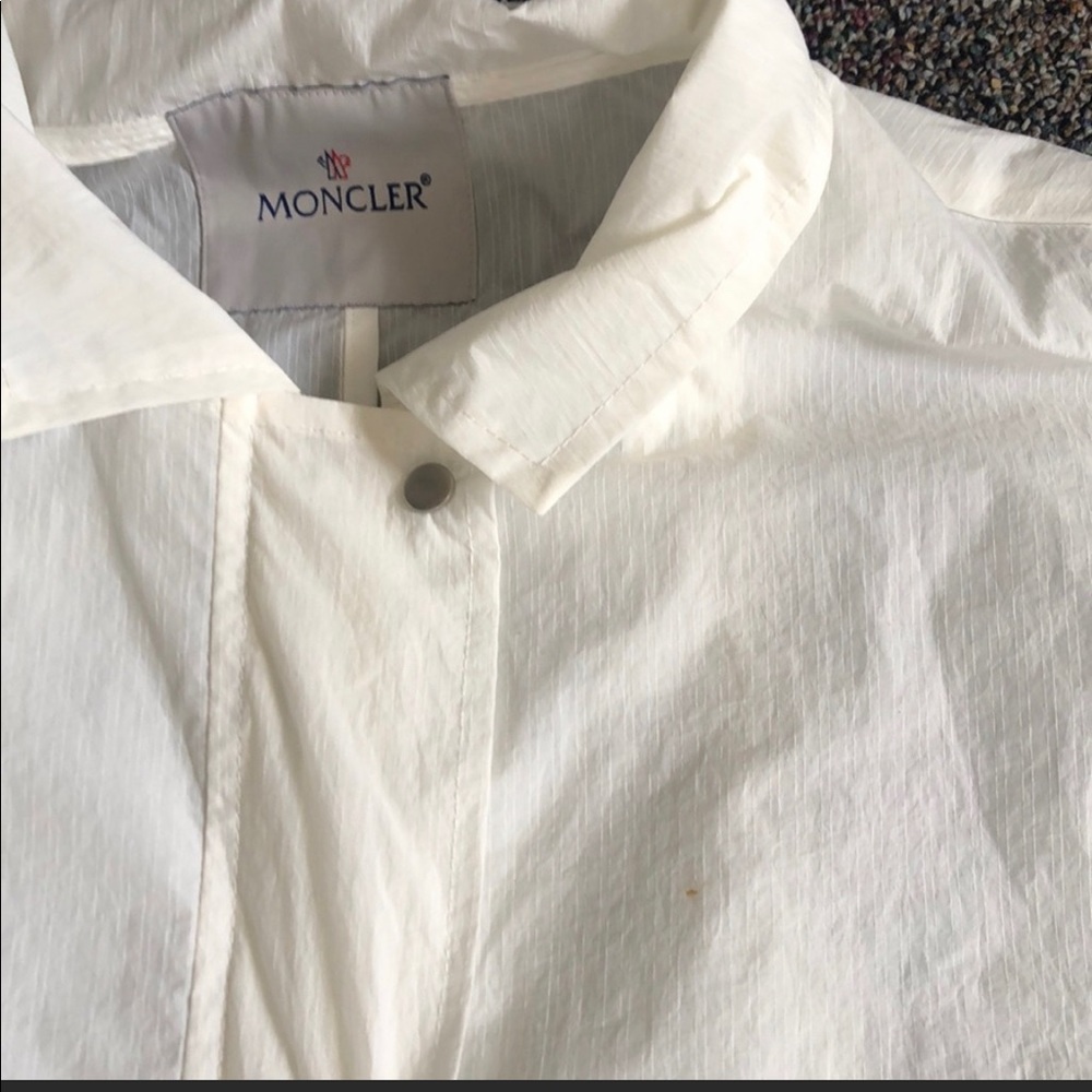 Moncler light weight rain jacket.